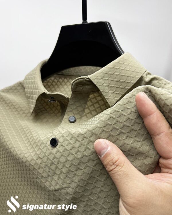 Men’s Polo Shirt Chinese Style shorts Sleeve Polo Shirt