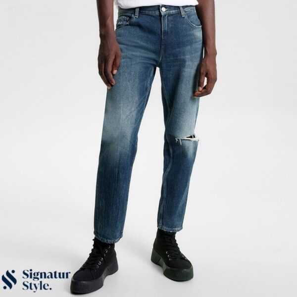 Tommy Hilfiger Straight Jeans for Men - Dark Blue