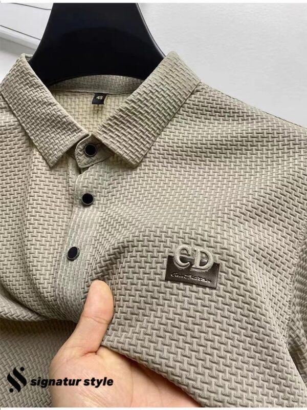 Men’s Polo Shirt Chinese Style shorts Sleeve Polo Shirt