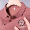 Men’s Chinese Style Shorts Sleeve Polo Shirt - Image 3